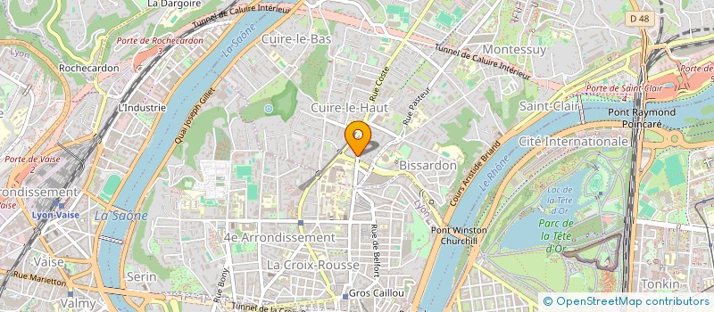 localisation de l'entreprise ASS SOUTIEN UNITE MARINE LYON  CALUIRE-ET-CUIRE
