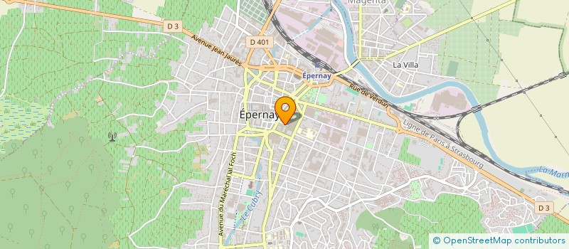 localisation de l'entreprise ASS SPARNAROCK à EPERNAY