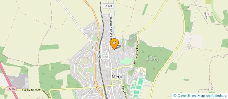 localisation de l'entreprise ASS SPECT' ART  MERU