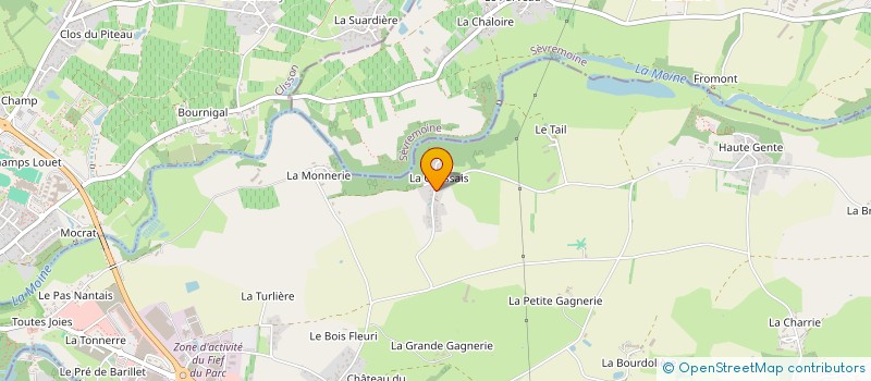 localisation de l'entreprise ASS SPECTACLE CHANSON MUSIQUE  GETIGNE