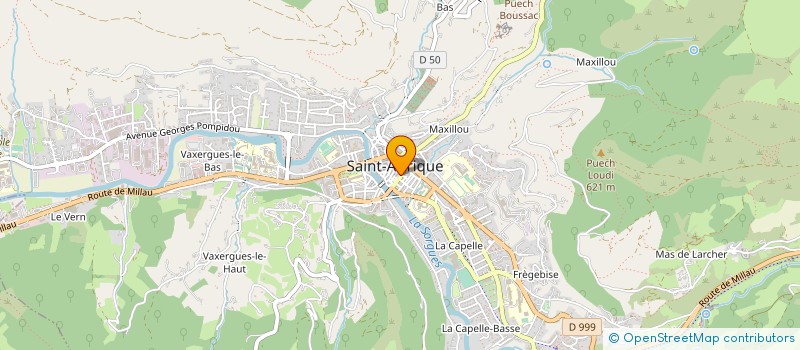 localisation de l'entreprise ASS SPECTATEURS DE ST AFFRIQUE  SAINT-AFFRIQUE