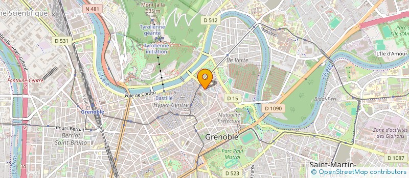 localisation de l'entreprise ASS SPELEO DE GRENOBLE à GRENOBLE