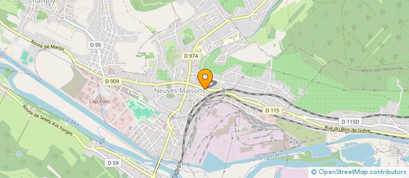 localisation de l'entreprise ASS SPELEOLOGIQUE DISTRICT URB NEODOMIEN  NEUVES-MAISONS