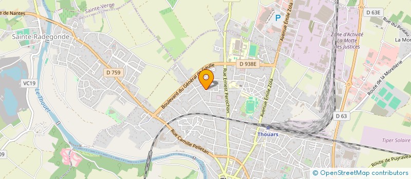 localisation de l'entreprise ASS SPIRALE à THOUARS