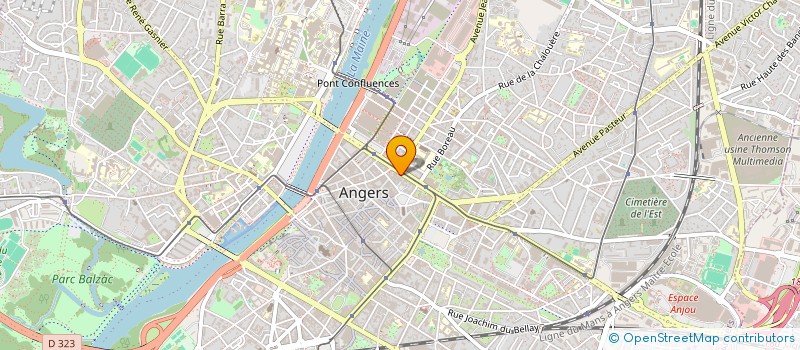 localisation de l'entreprise ASS SPIRITUELLE EGLISE SCIENTOLOGIE CTRE à ANGERS