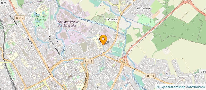 localisation de l'entreprise ASS SPOR ASS PARENTS ENFANTS INADAPTES à TROYES