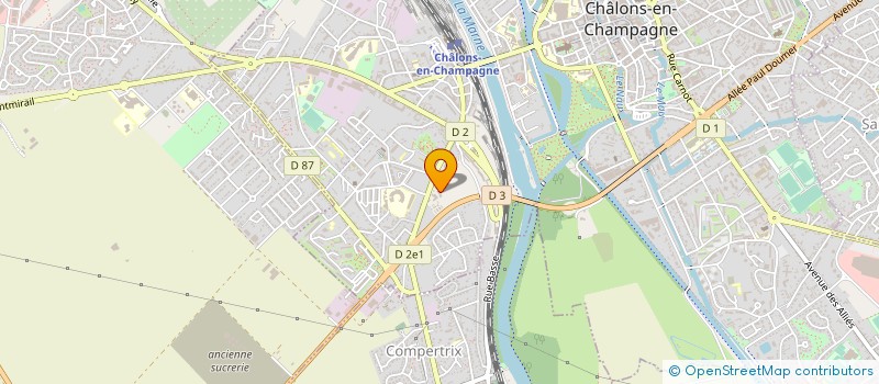 localisation de l'entreprise ASS SPORT ADAPTE CHALONS EN CHAMPAGNE  CHALONS-EN-CHAMPAGNE