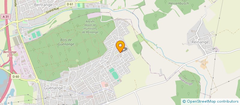 localisation de l'entreprise ASS SPORT ADAPTE ET LOISIRS DE L APEI  GUENANGE