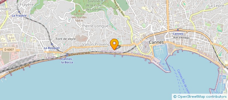 localisation de l'entreprise ASS SPORT AUTO CLUB CANNES  CANNES