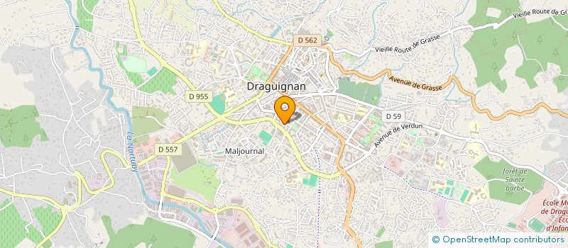localisation de l'entreprise ASS SPORT AUTO DRAGUIGNAN VERDON à DRAGUIGNAN