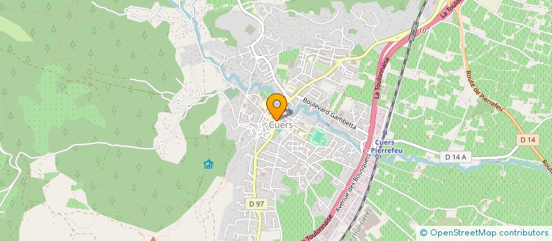 localisation de l'entreprise ASS SPORT AUTO PROMOTION  CUERS