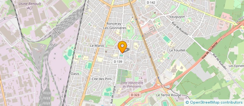 localisation de l'entreprise ASS SPORT AUTOMOB CLUB DE L OUEST PARIS à LE MANS
