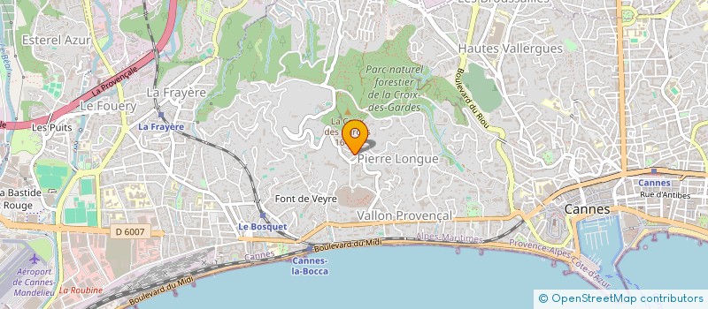 localisation de l'entreprise ASS SPORT BIEN ETRE CANNES  CANNES