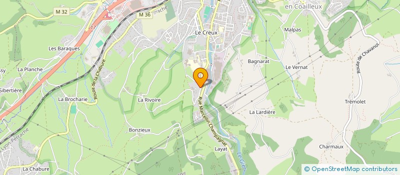 localisation de l'entreprise ASS SPORT BOULISTE BUVETTE à SAINT-CHAMOND