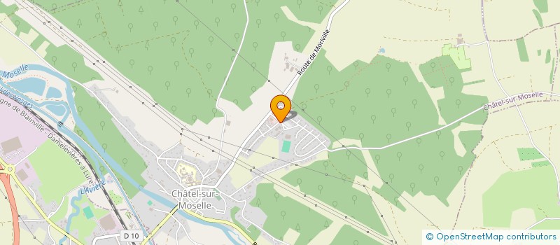 localisation de l'entreprise ASS SPORT COLLEGE CHATEL SUR MOSELLE  CHATEL-SUR-MOSELLE