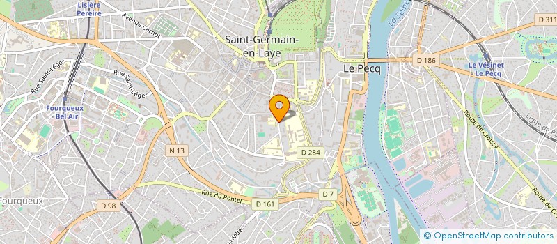 localisation de l'entreprise ASS SPORT COLLEGE CLAUDE DEBUSSY  SAINT-GERMAIN-EN-LAYE