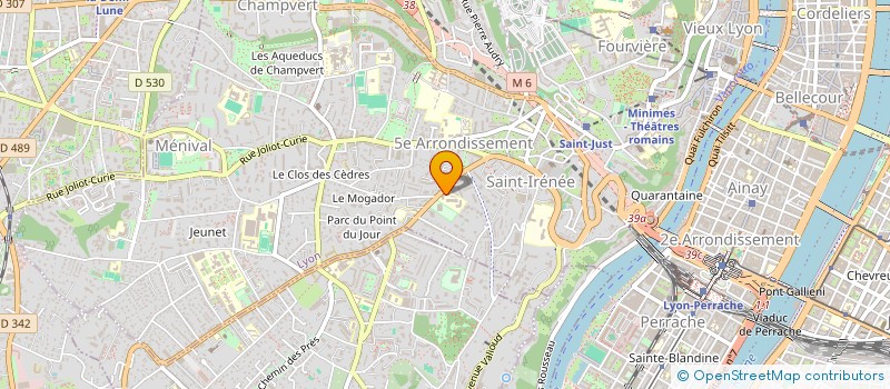 localisation de l'entreprise ASS SPORT COLLEGE JEAN CHARCOT à LYON