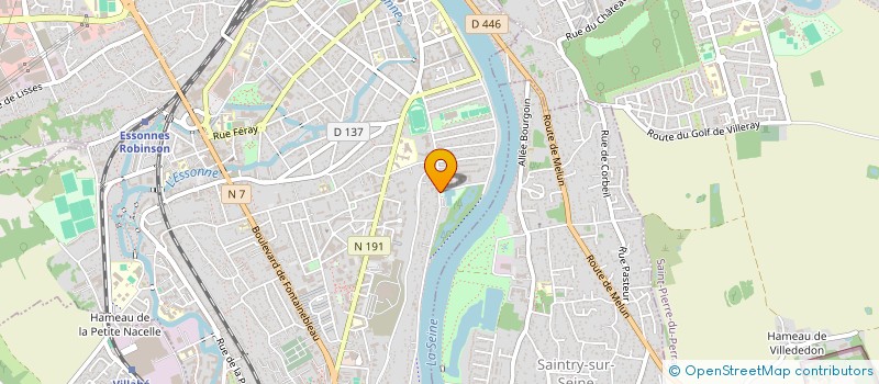 localisation de l'entreprise ASS SPORT CORBEIL-ESSONNES LES DAUPHINS à CORBEIL-ESSONNES