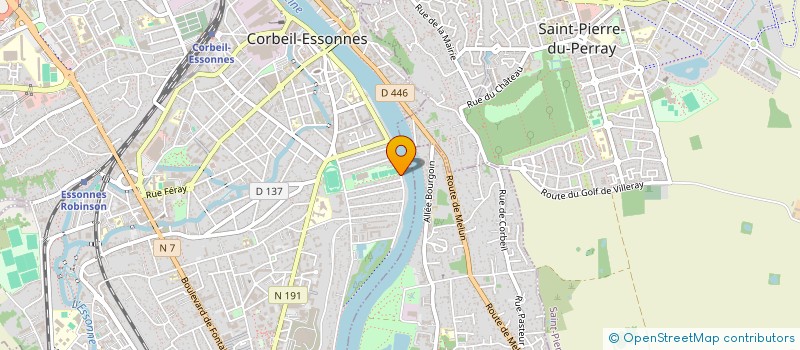 localisation de l'entreprise ASS SPORT CORBEIL-ESSONNES TENNIS à CORBEIL-ESSONNES