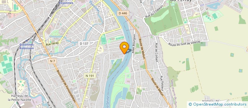 localisation de l'entreprise ASS SPORT CORBEIL-ESSONNES VOILE ESPAR à CORBEIL-ESSONNES