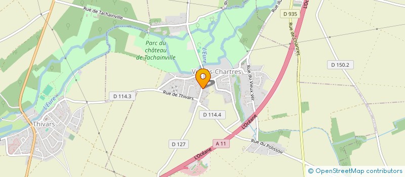 localisation de l'entreprise ASS SPORT CULT SCOL PARASC ECOLE DE VER LES CHARTRES à VER-LES-CHARTRES