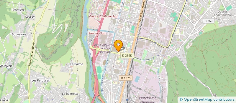 localisation de l'entreprise ASS SPORT CULTURE FPA ISERE  LE PONT-DE-CLAIX