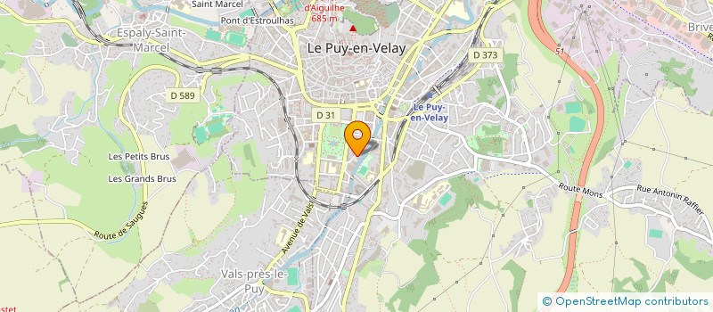 localisation de l'entreprise ASS SPORT CULTUREL ENTRAIDE EQUIPEMENT à LE PUY-EN-VELAY