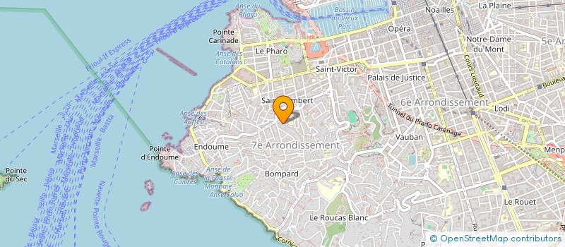 localisation de l'entreprise ASS SPORT CULTUREL SOCIAL MARSEILLE 7EME à MARSEILLE