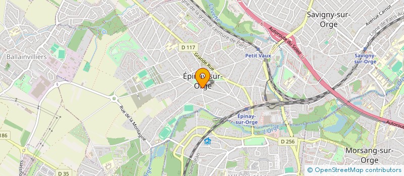 localisation de l'entreprise ASS SPORT DE JUDO EPINAY SUR ORGE à EPINAY-SUR-ORGE