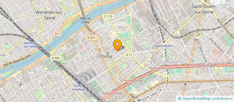 localisation de l'entreprise ASS SPORT DU COLL ENSEIG SEC VIACE à CLICHY