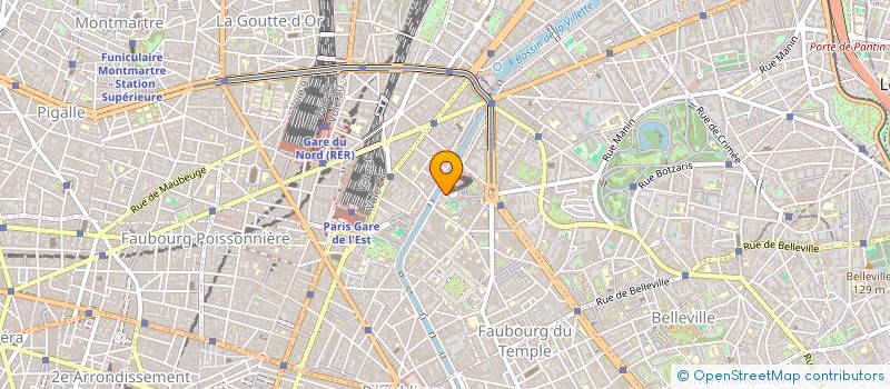 localisation de l'entreprise ASS SPORT DU COLLE LA GRANGE AUX BELLES  PARIS