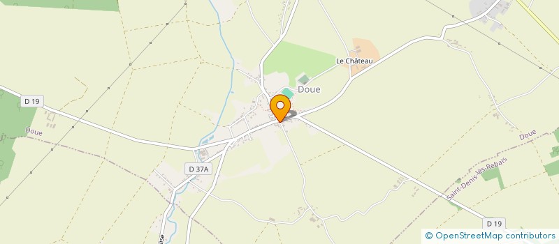 localisation de l'entreprise ASS SPORT ECOLE DE DOUE  DOUE