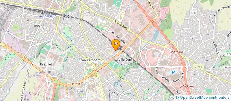 localisation de l'entreprise ASS SPORT ENSEIG PR DEG ECOL ETABLETTE à SAINT-BRIEUC