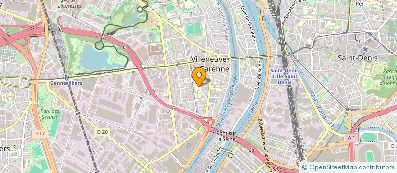 localisation de l'entreprise ASS SPORT ET CULT DES ECOLES à VILLENEUVE-LA-GARENNE