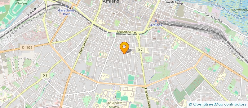 localisation de l'entreprise ASS SPORT ET CULTURE  AMIENS