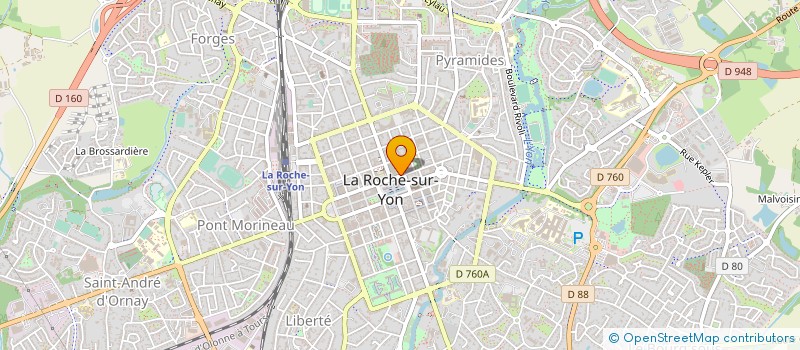localisation de l'entreprise ASS SPORT ET CULTURE ECOLES PRIVEES YONN à LA ROCHE-SUR-YON