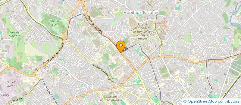 localisation de l'entreprise ASS SPORT ET CULTURELLE HOSPITALIERE à MONTPELLIER
