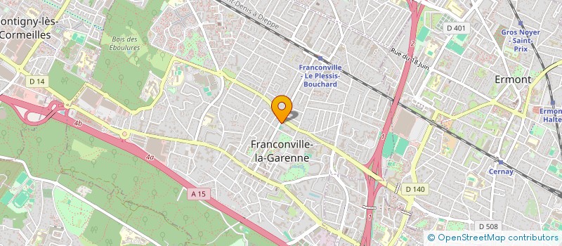 localisation de l'entreprise ASS SPORT INSTITUTION JEANNE D ARC FRANCONVILLE  FRANCONVILLE