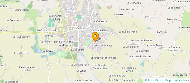 localisation de l'entreprise ASS SPORT LA MEZIERE TENNIS DE TABLE  LA MEZIERE