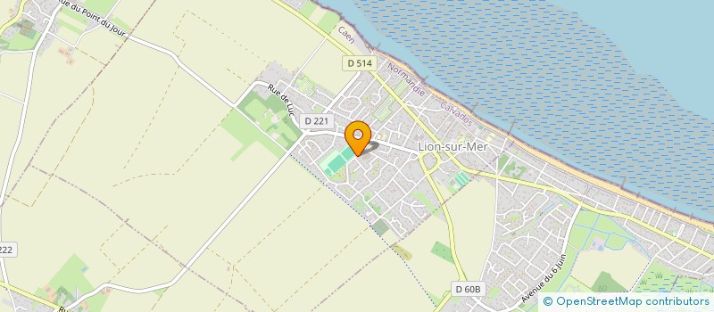 localisation de l'entreprise ASS SPORT LION SUR MER  LION-SUR-MER