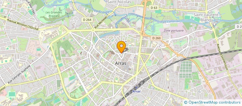 localisation de l'entreprise ASS SPORT LOISIR PERSON CHAMBRE COMPTES à ARRAS