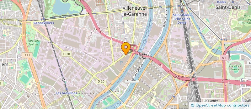localisation de l'entreprise ASS SPORT LYCEE CHARLES PETIET à VILLENEUVE-LA-GARENNE
