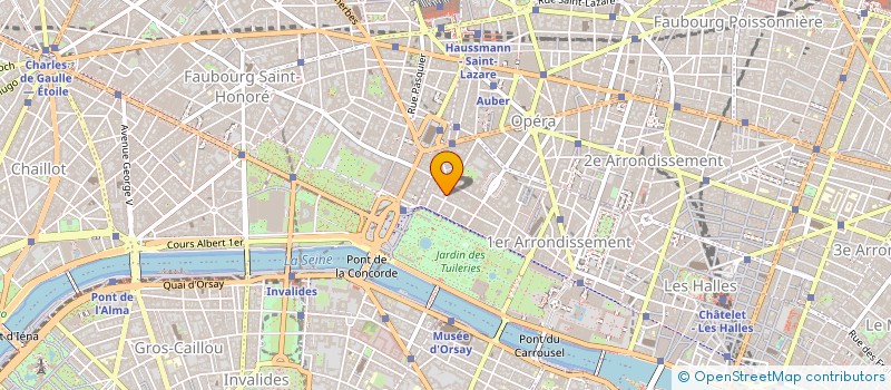 localisation de l'entreprise ASS SPORT MAGIST ET PERS COUR COMPTE  PARIS