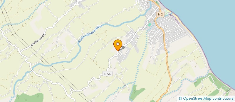 localisation de l'entreprise ASS SPORT NATURE BENEDICTIN  SAINT-BENOIT