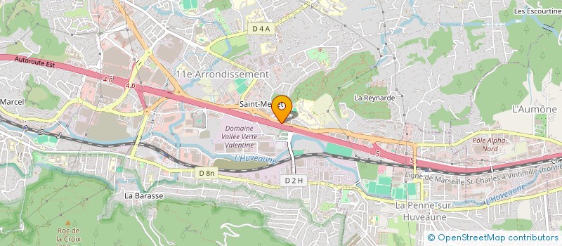 localisation de l'entreprise ASS SPORT NOTRE DAME JEUNESSE à MARSEILLE 11EME