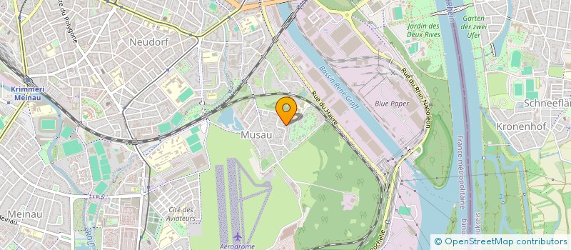 localisation de l'entreprise ASS SPORT OXYGENE à STRASBOURG