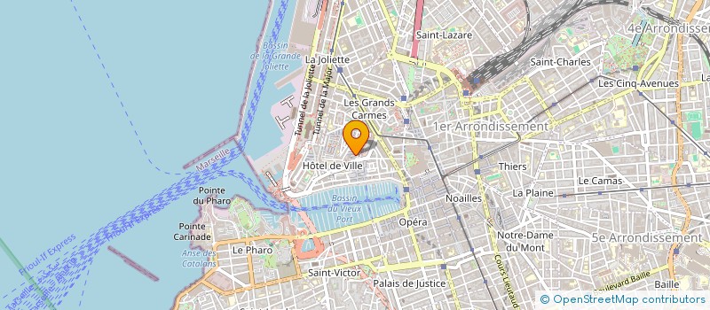 localisation de l'entreprise ASS SPORT POPUL FOYER LACYDON à MARSEILLE 2EME