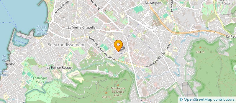 localisation de l'entreprise ASS SPORT POUR TOUS à MARSEILLE