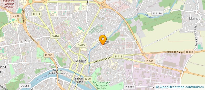 localisation de l'entreprise ASS SPORT SCOL USEP FOCEL ALMONT 1 à MELUN