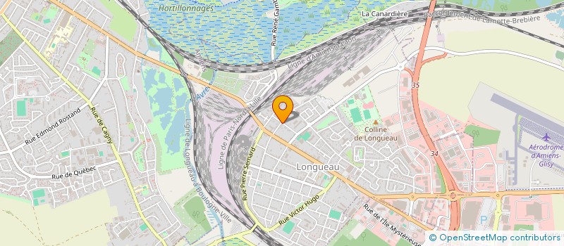 localisation de l'entreprise ASS SPORT SCOLA USEP LONGUEAU P BAROUX  LONGUEAU